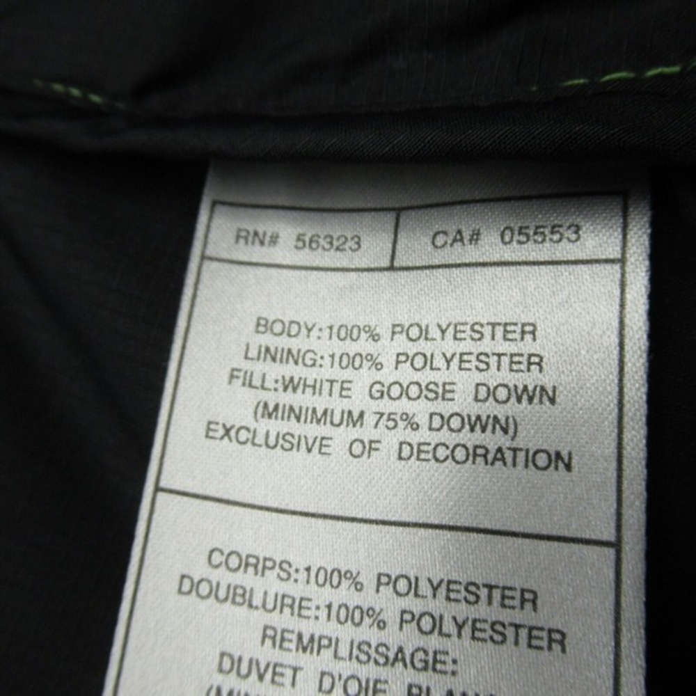 Nike Down Jacket Youth Large 12-14 Green Swoosh Zip Pockets Ripstop Full Zip - Picture 16 of 16